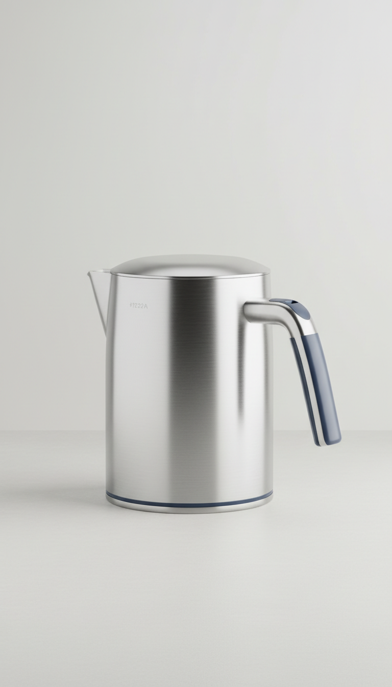 Bouilloire utilitaire en inox brossé