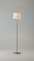Lampadaire arc Celestine en laiton poli