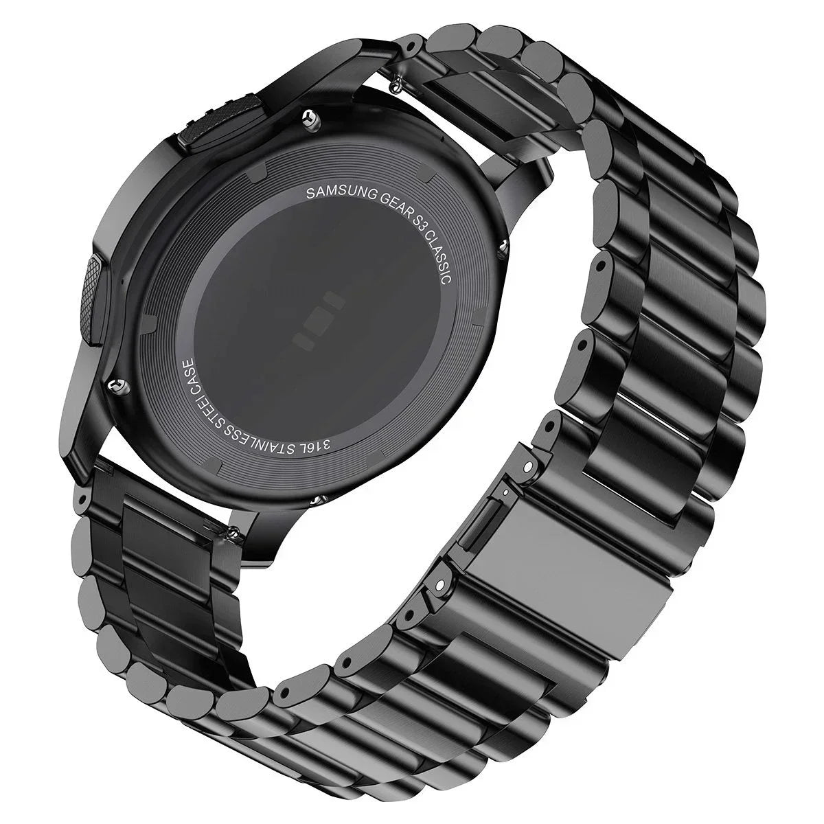 Pulseira de Aço Inoxidável 20mm / 22mm para Haylou Watch R8 e Smartwatches