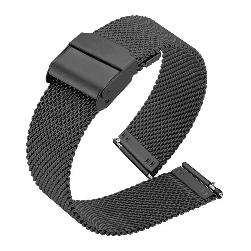 Pulseira de Aço Inoxidável 20mm / 22mm para Haylou Watch R8 e Smartwatches
